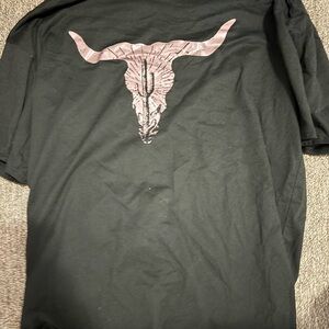 Western oversized graphic tee